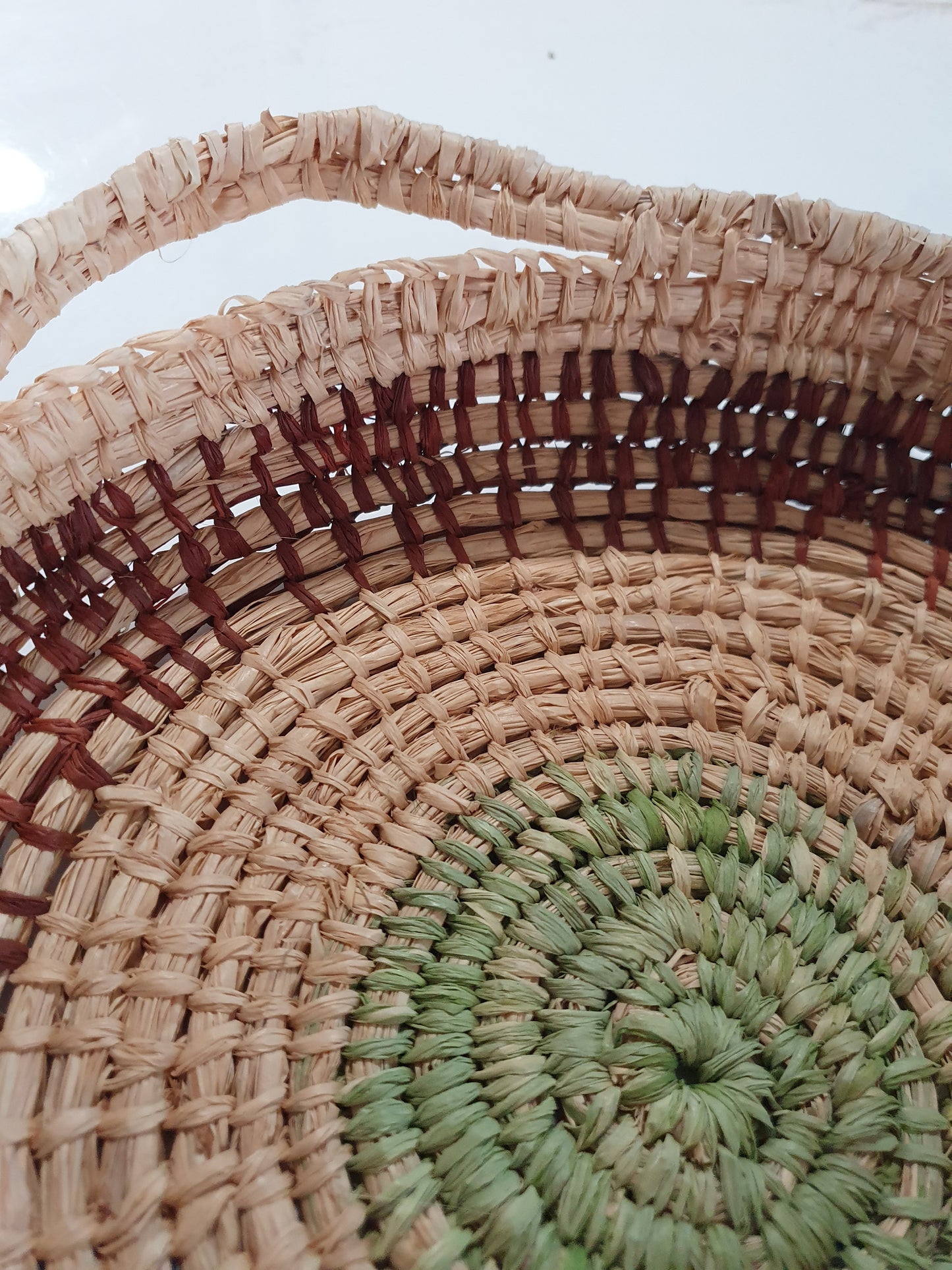 Earthy Eleganza Midsize Basket