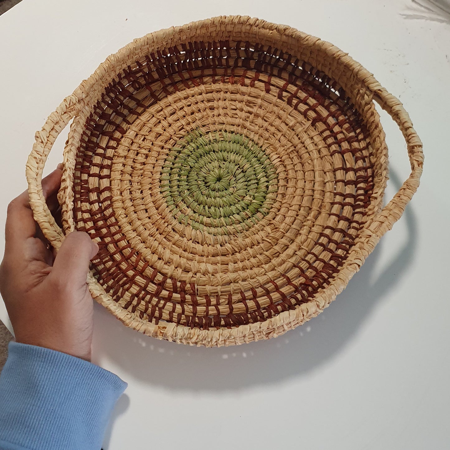 Earthy Eleganza Midsize Basket