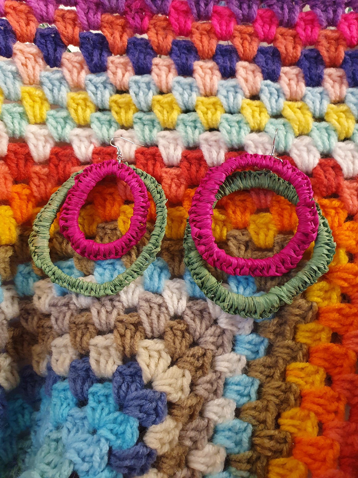 Cotton Candy and Clover Hoops