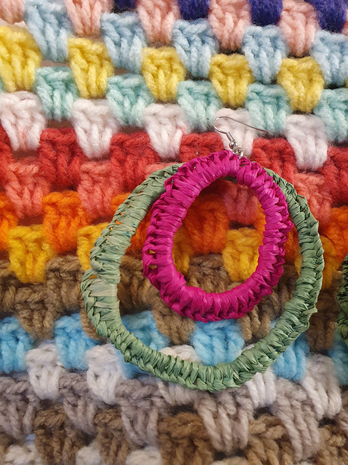 Cotton Candy and Clover Hoops
